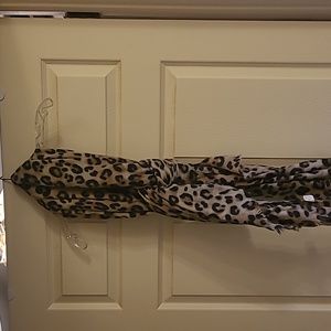 Leopard scarf wrap